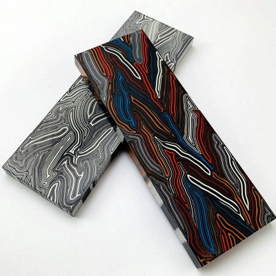 G10 Knife Handle Material Diy Tool Handle 5 Colors Composite Material Damascus Pattern G-10 Tool Holder Patch Material